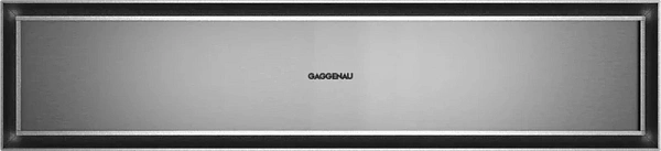 Gaggenau GV451120 — Вакуумный ящик 60 x 14 см нержавеющая сталь за дымчатым стеклом